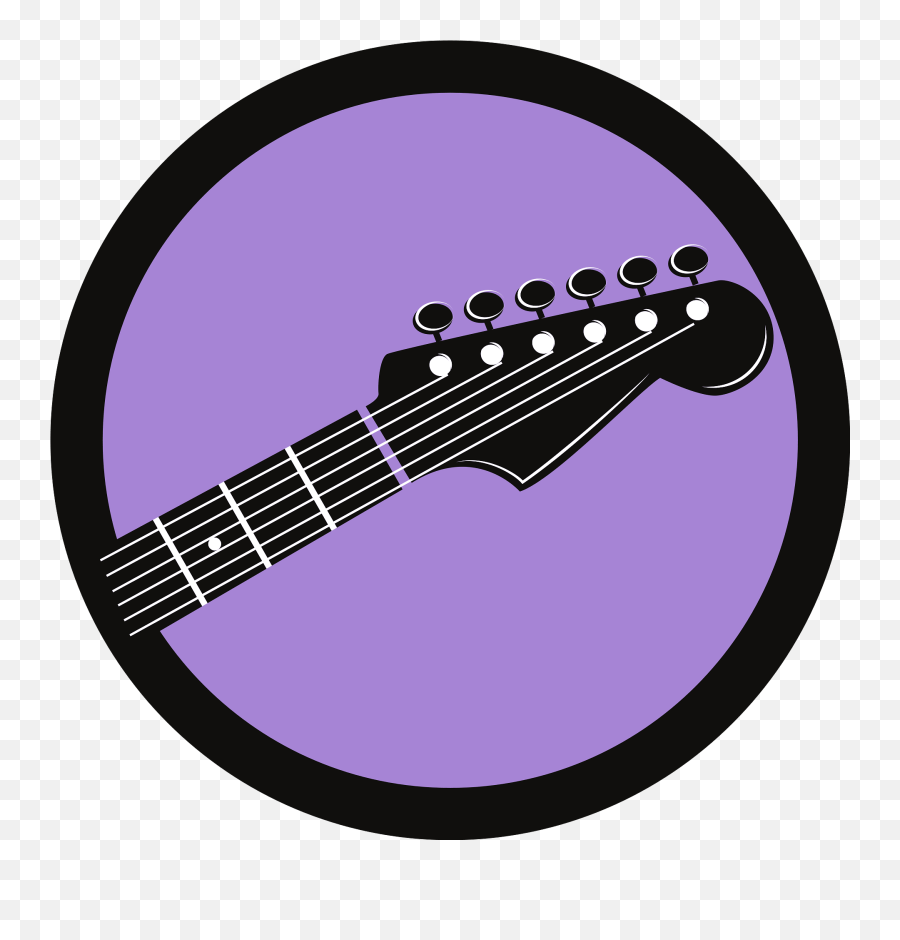 Purple Circle Around A Guitar Fret Clipart Free Download - Purple Guitar Clipart Emoji,Electric Guitar Clipart