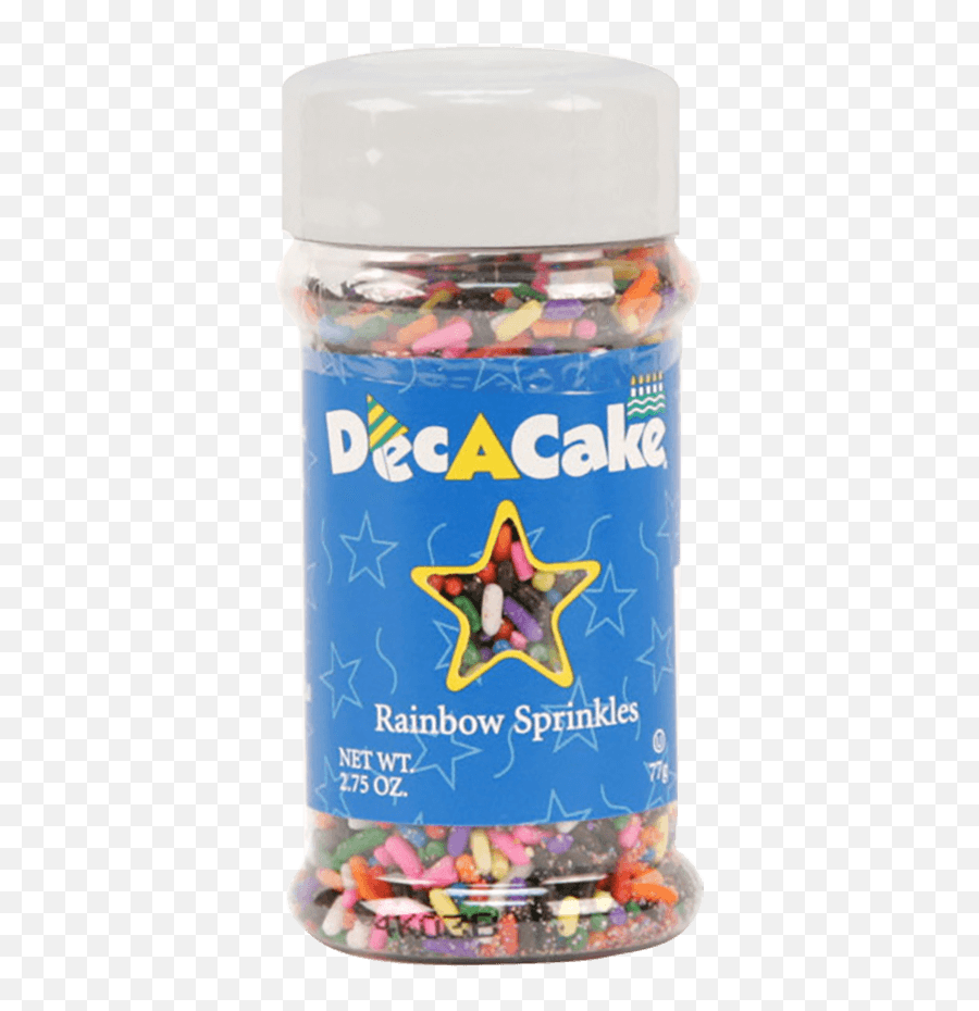 Foods - Decacake Rainbow Sprinkles Emoji,Sprinkles Png