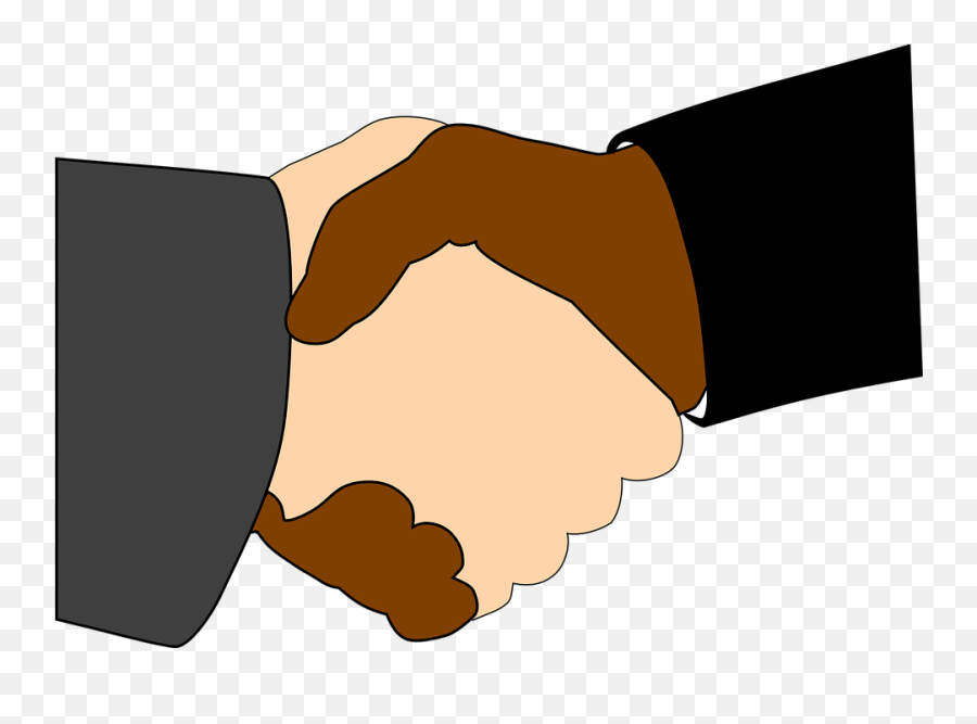 Shaking Hands Clipart 14 Buy Clip Art - Black And White White And Black Handshake Png Emoji,Shaking Hands Clipart