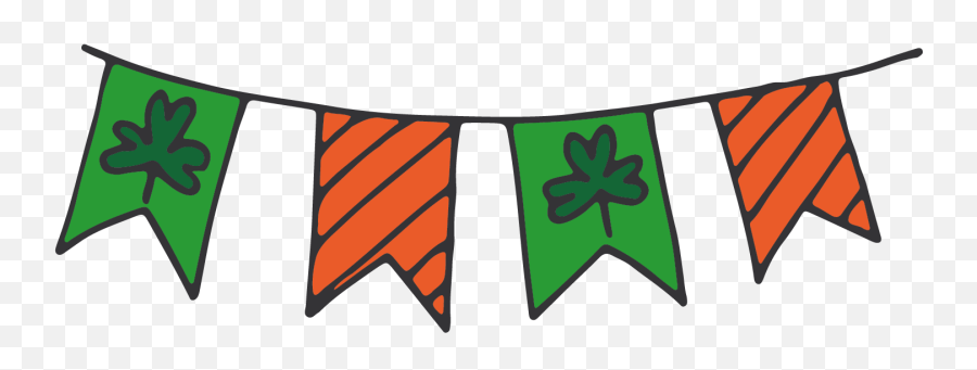 Hanging Irish Flags - Emblem Clipart Full Size Clipart Vertical Emoji,Irish Clipart