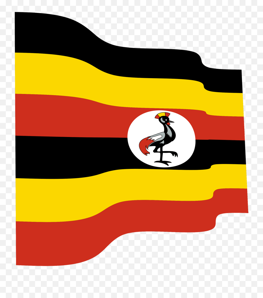Uganda Wavy Flag Clipart Free Download Transparent Png - Transparent Uganda Flag Png Emoji,Usa Flag Clipart