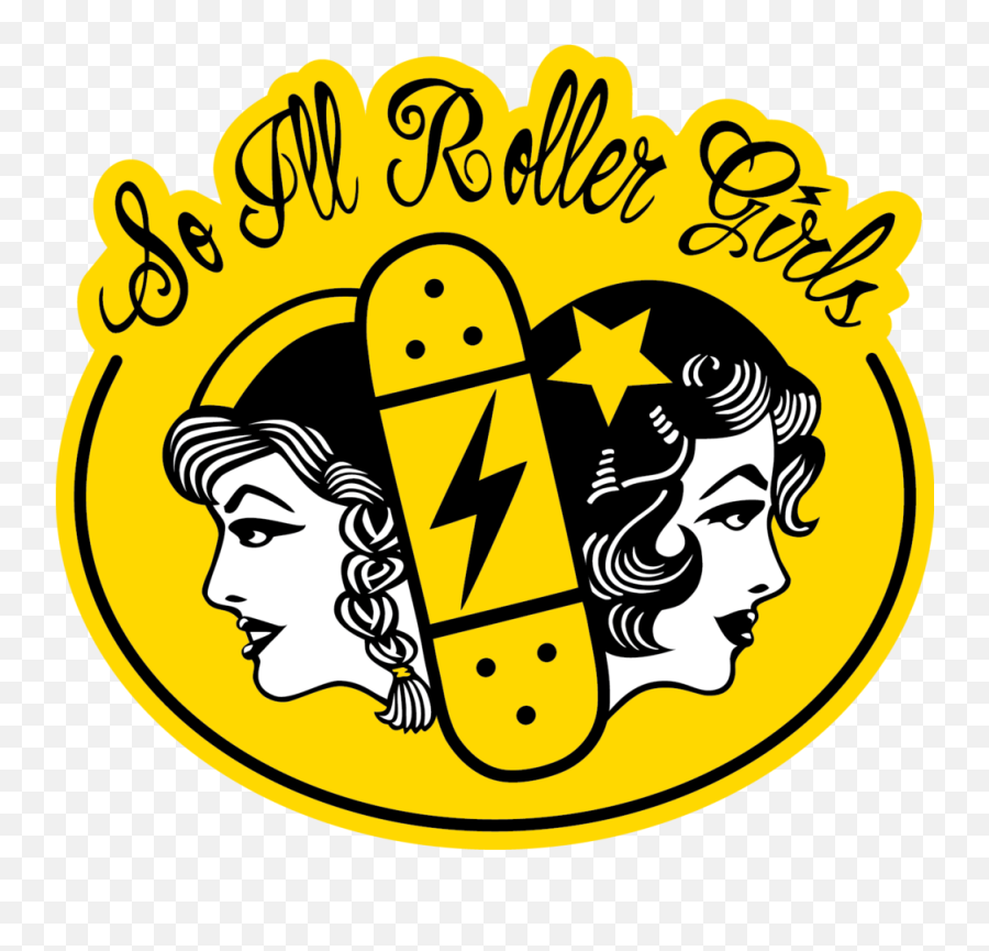 Southern Illinois Roller Girls Emoji,Girls Skate Logo