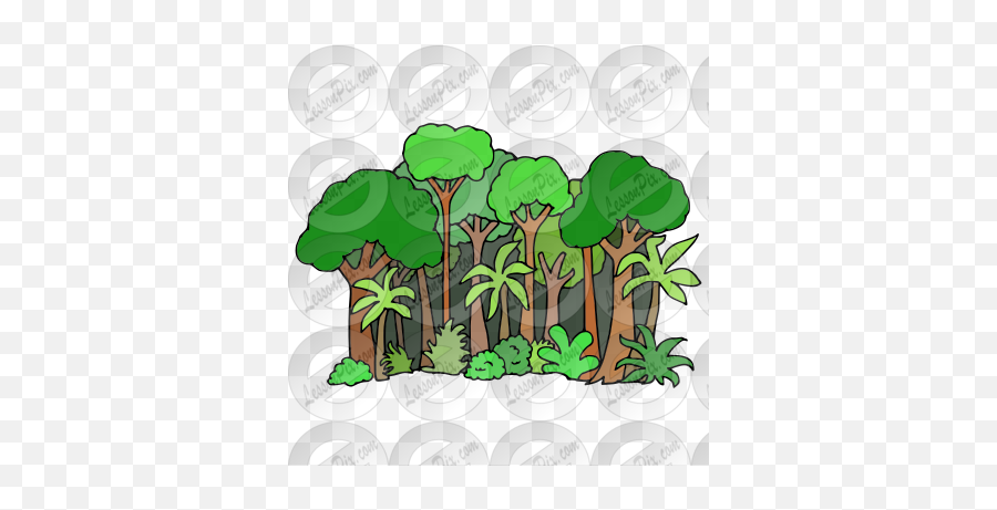 Rainforest Picture For Classroom Emoji,Rainforest Clipart