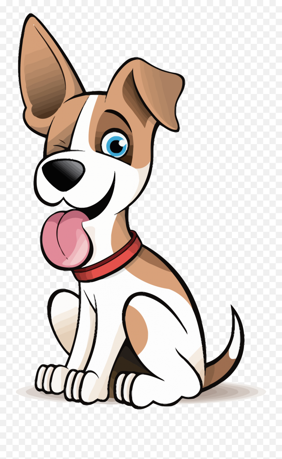 Cute Cartoon Dog Clipart - Cartoon Cute Dog Clipart Emoji,Cute Animal Clipart