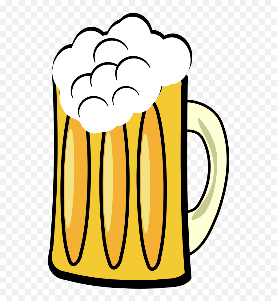 Beer Clip Art Free Svg - Transparent Background Beer Mug Clipart Emoji,Beer Clipart