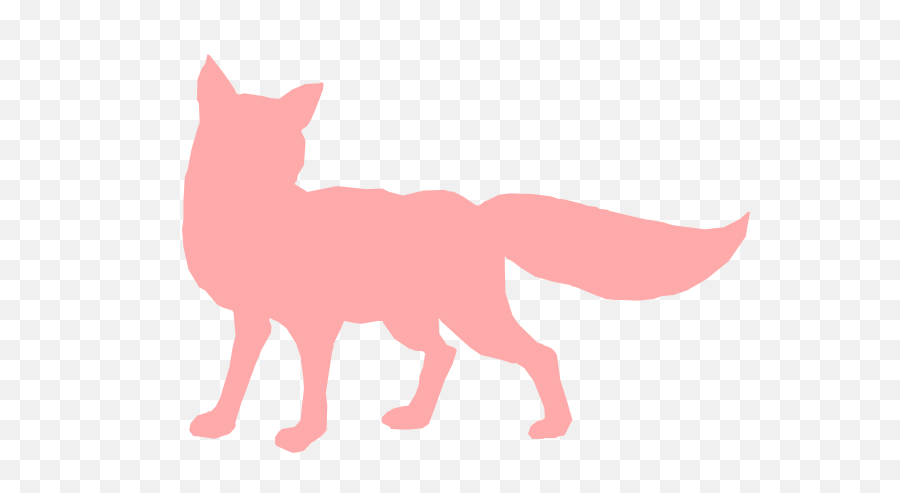 Download Fox Silhouette With Transparent Background Png - Clipart Fox Silhouette Transparent Background Emoji,Fox Transparent Background