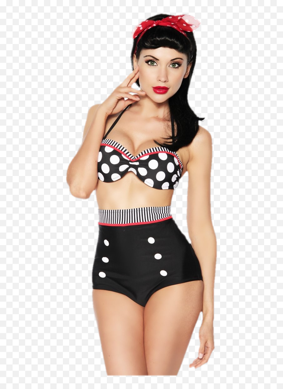 Swimsuit Bikini Png Clipart - Pin Up Swimsuits Emoji,Swimsuit Clipart