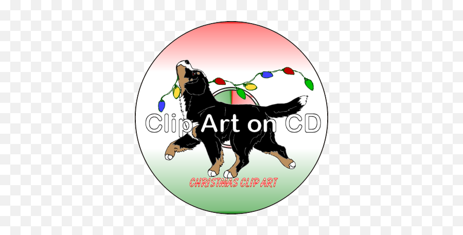 Bernese Mountain Dog Transparent Png - Christmas Bernese Mountain Dog Clipart Free Emoji,Christmas Dog Clipart
