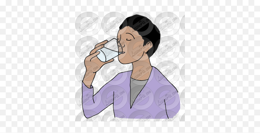 Drinking Picture For Classroom Therapy Use - Great Drinking Water Emoji,Drinking Water Clipart