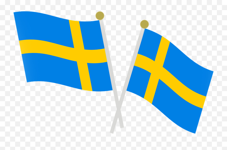 Swedish Flag Pole Png Transparent Png - Swedish Flag No Background Emoji,Pennant Banner Clipart