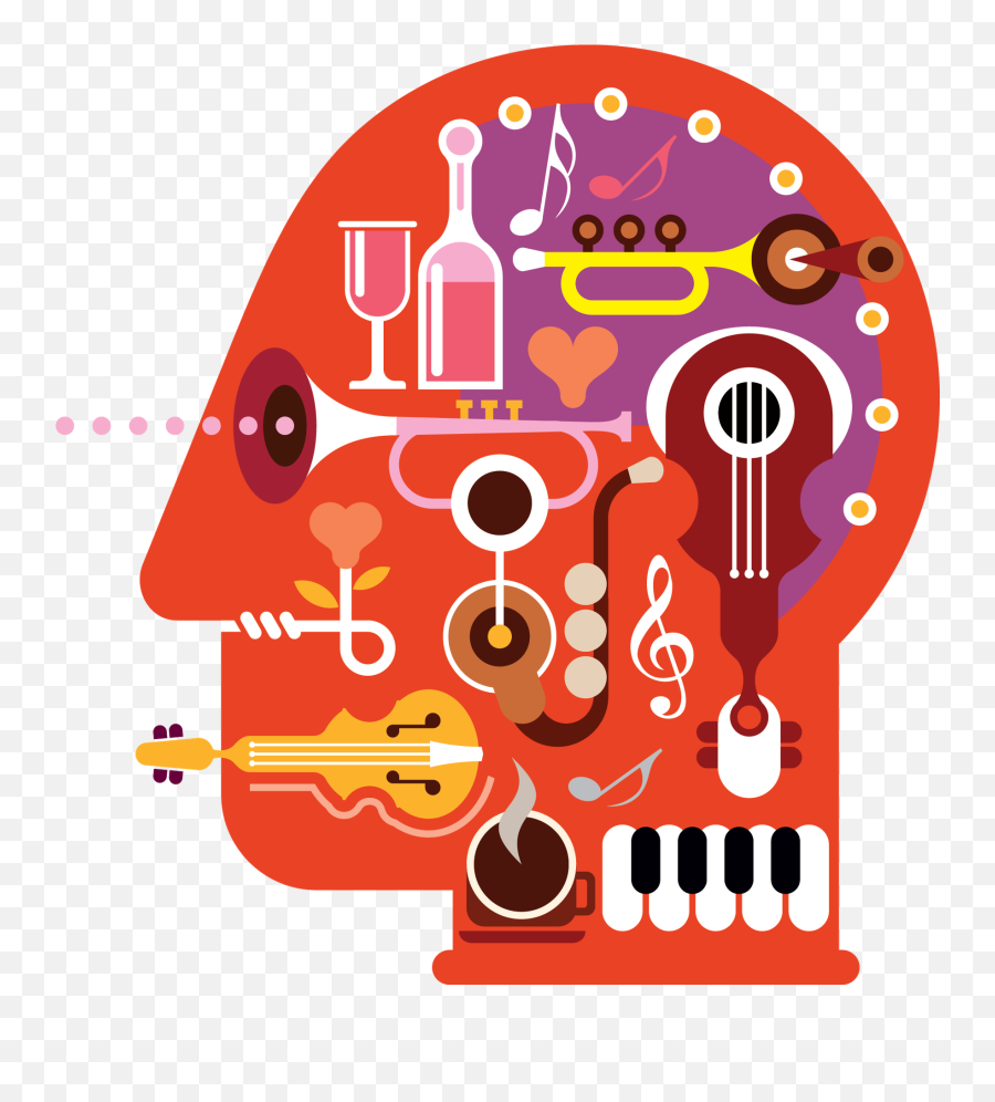 Music Clipart Brain - Upton Park Tube Station Emoji,Music Clipart