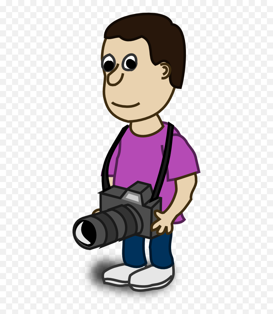 Travel Man Photographer Explorer - Camera Man Clipart Emoji,Photographer Clipart