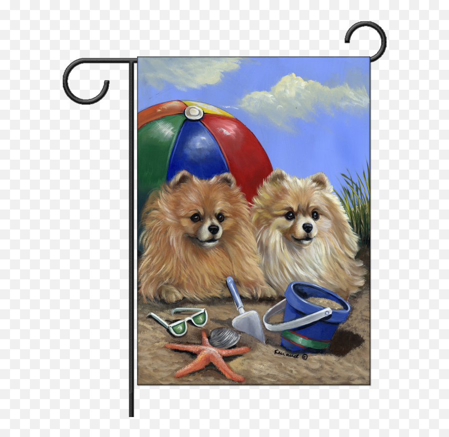 Pomeranian Beach Emoji,Pomeranian Png