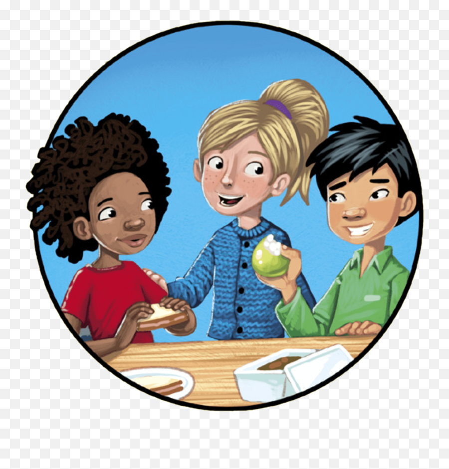Friendship Clipart - Teaching Children The Gospel Sharing Food Clipart In School Emoji,Friendship Clipart