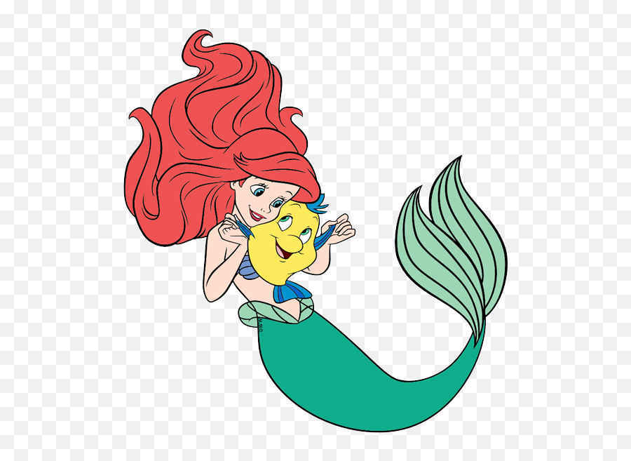 Baby Seal Ariel - Ariel And Flounder Png Clipart Full Emoji,Sebastian Clipart