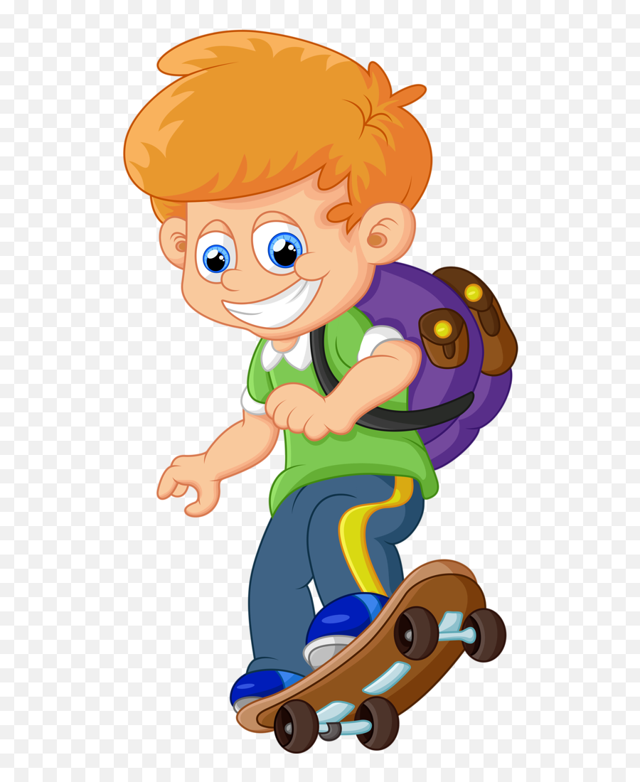 0 13bb16 8a64b7ac Orig - Transparent Boy On Skateboard Niño Rubio Dibujo Animado Emoji,Skateboard Clipart