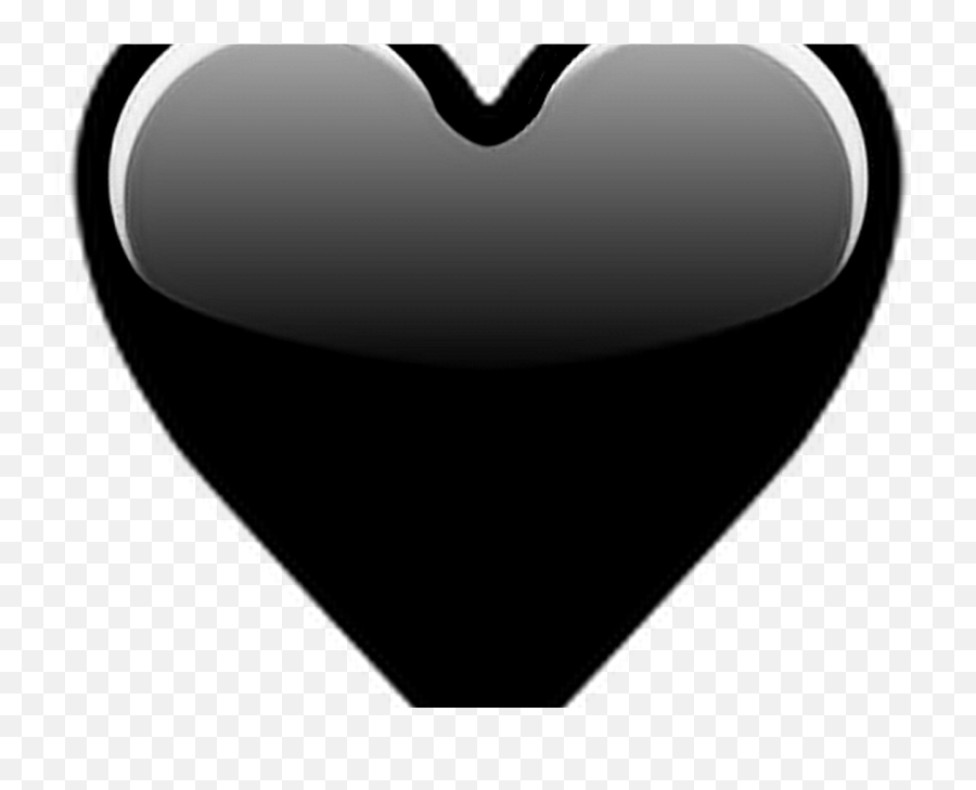 Hear Love Png Black Followme Followback Emoji Iphone - Heart,Black Heart Emoji Transparent