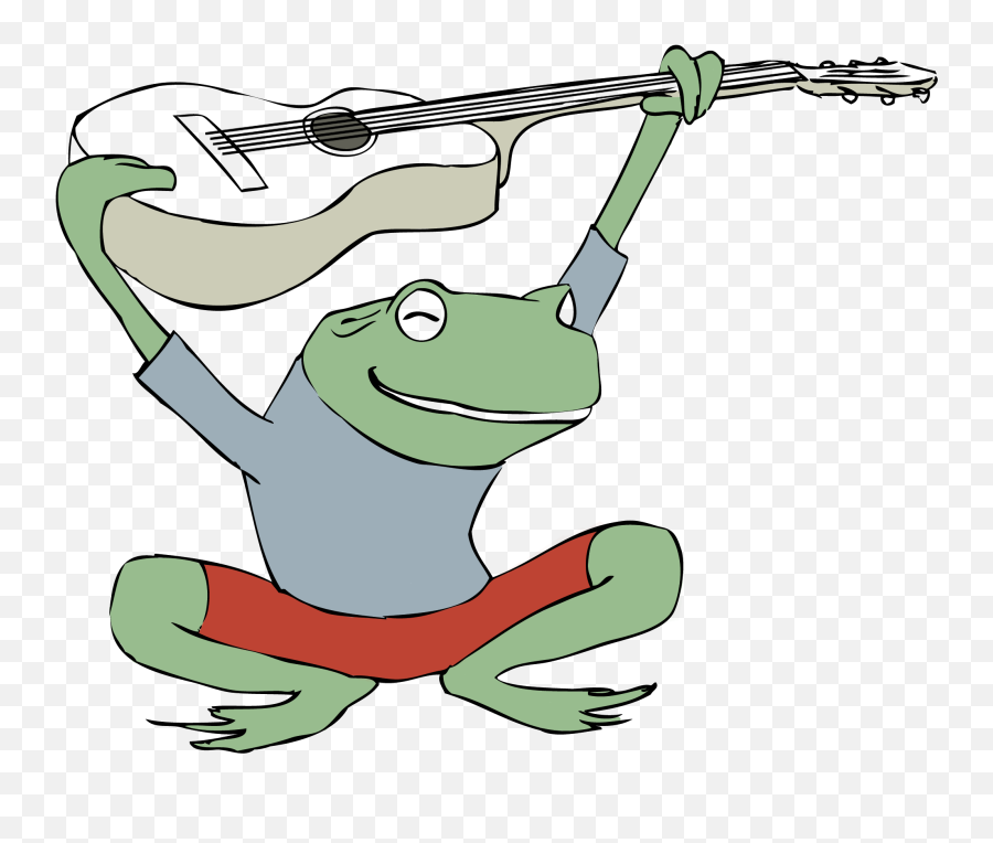 Young Frogs Ezra Guitar Emoji,Tadpoles Clipart
