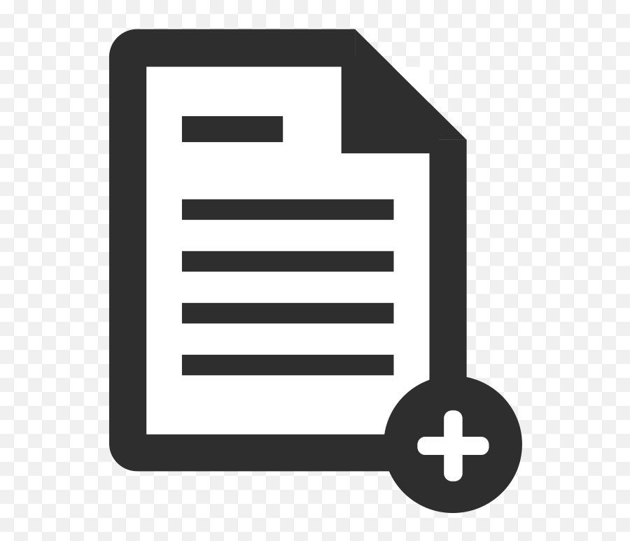Add Document File New Page Paper - Transparent New File Icon Emoji,New Png