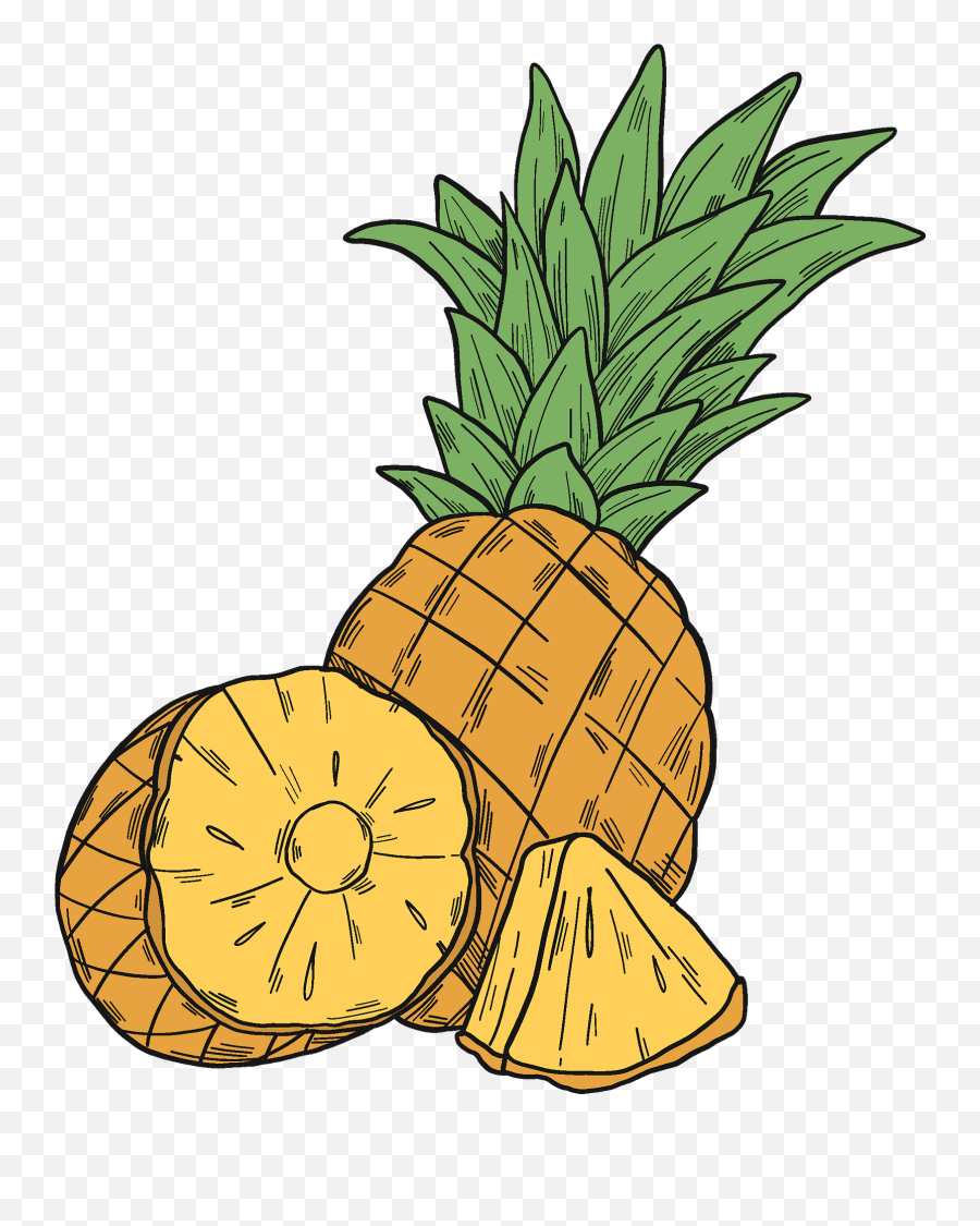 Pineapples Clipart - Pineapples Clipart Emoji,Pineapple Clipart