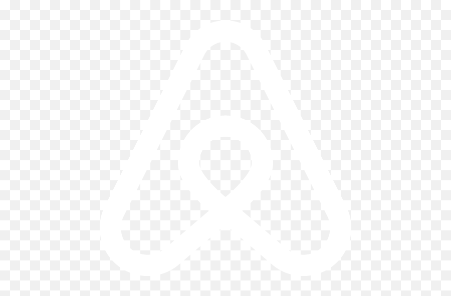 White Airbnb Icon - Airbnb Logo White Png Emoji,Airbnb Logo