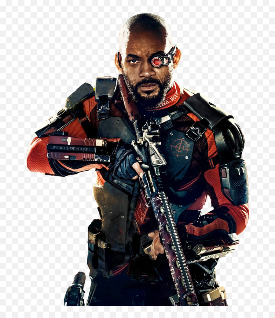 Will Smith Read Comic Books Back - Deadshot Suicide Squad Eye Emoji,Will Smith Png