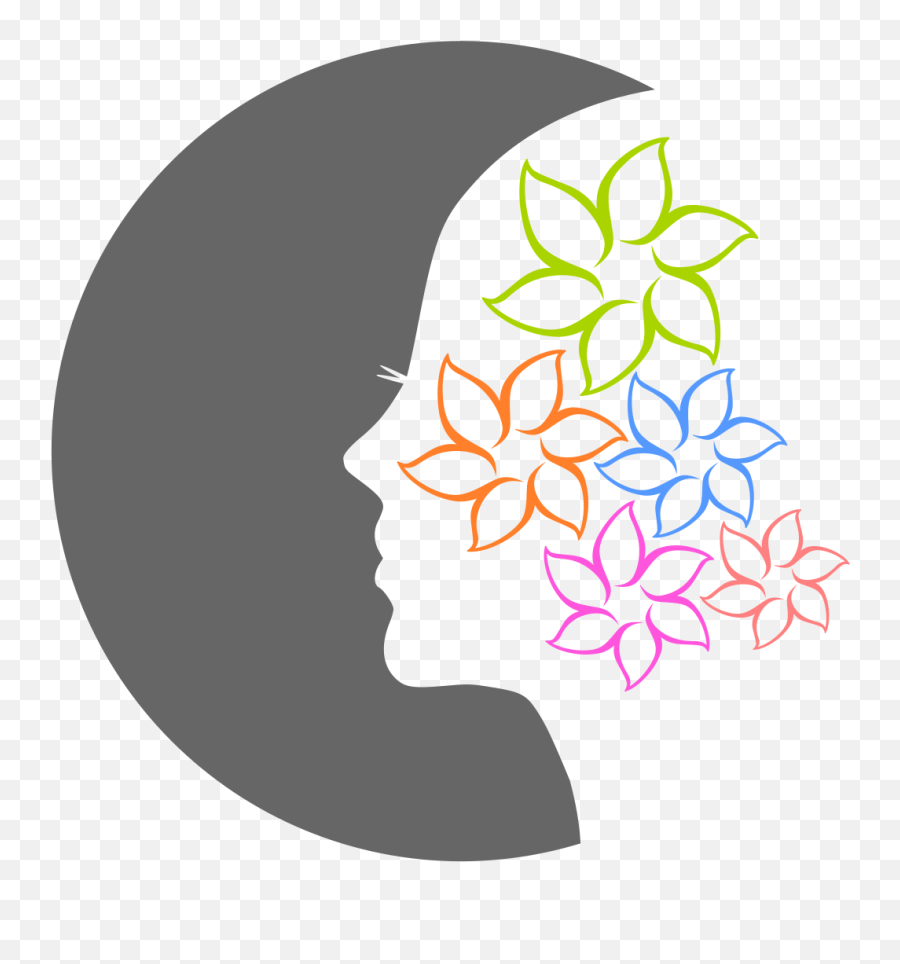 Download Hd Face Silhouette Logo - Dot Emoji,Silhouette Logo