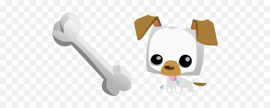 Animal Jam Pet Puppy And Bone Cursor - Animal Jam Pet Puppy Emoji,Animal Jam Logo