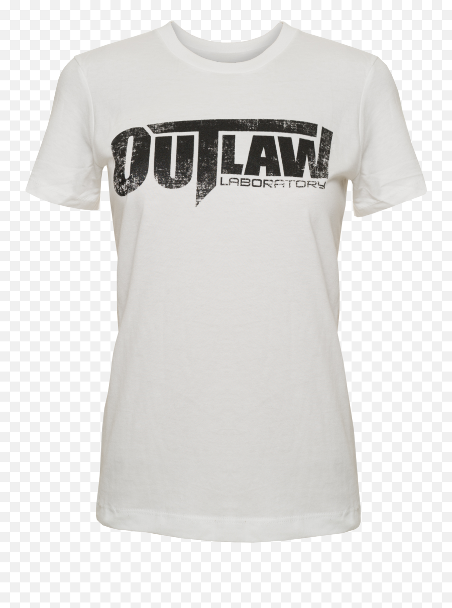 Outlaw Distressed Logo Womens T Emoji,Outlaw Logo
