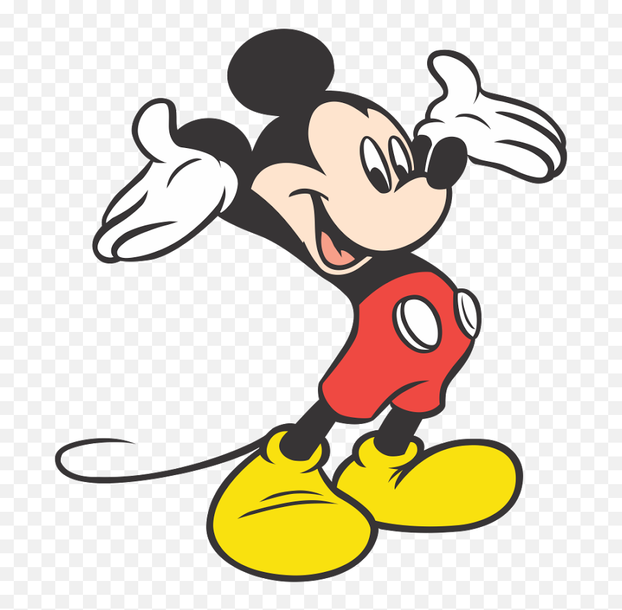 Mickey Mouse Vector Logo - Drawing Mickey Mouse Png Emoji,Mickey Logo