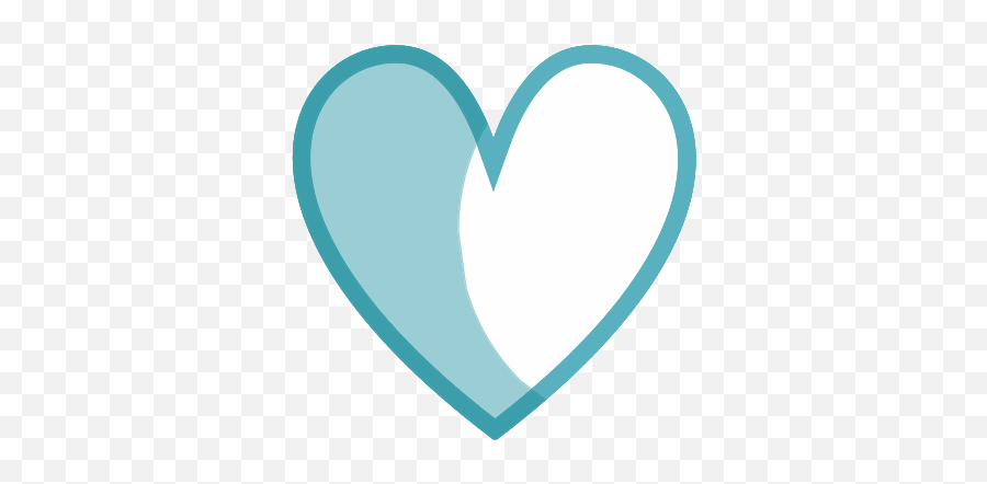 Silhouette Cute Heart Love Icon - Heart 550x550 Png Girly Emoji,Heart Silhouette Png