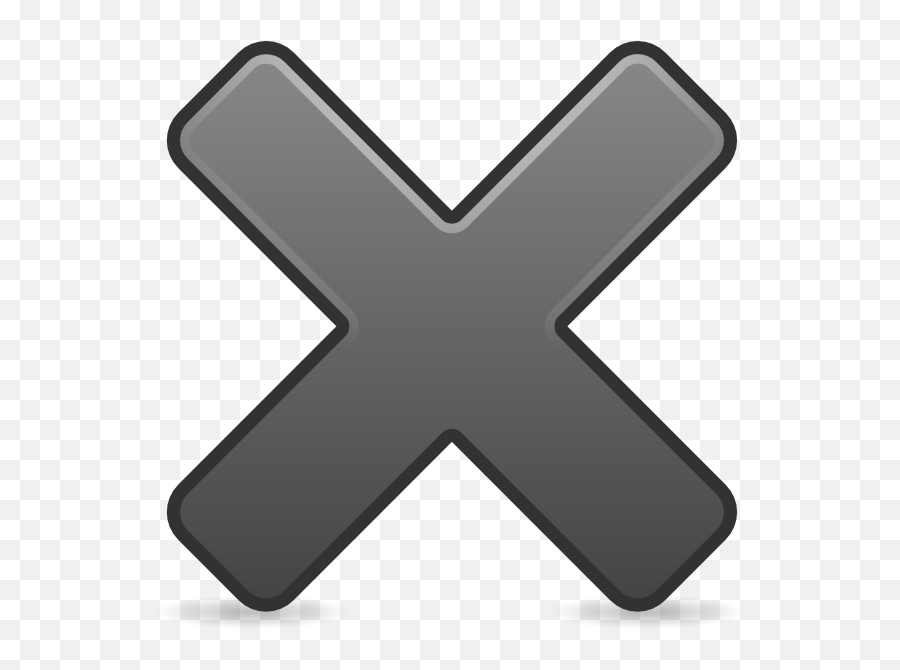Exit Slip Clipart - Wrong Icon Black Emoji,Slip Clipart