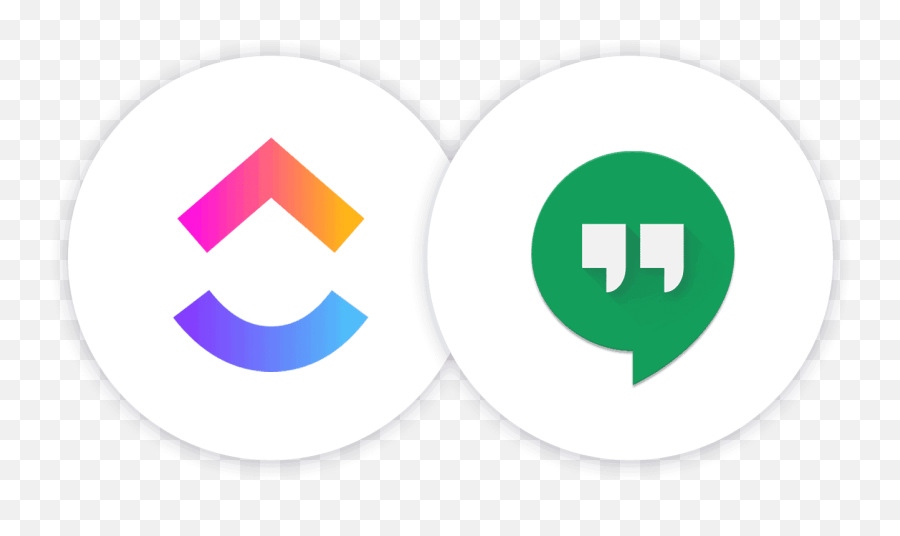 Hangouts Chat - Clickup And Slack Emoji,Google Hangouts Logo