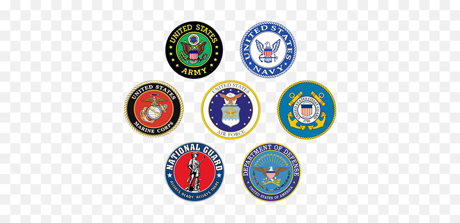 Download Military Branches Logo - Us Military Logo Emoji,Military Logos