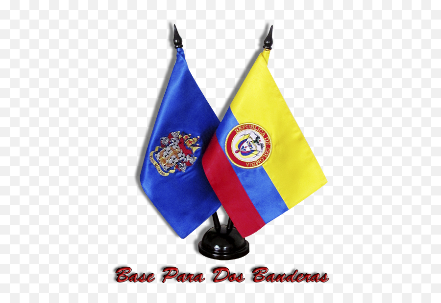 Banderas De Escritorio O Sobre Mesa - Banderas De Lujo Emoji,Bandera Colombia Png