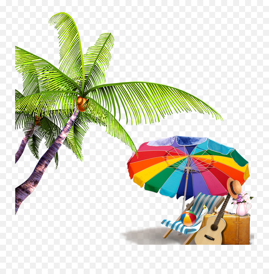 Beach Download Computer File - Summer Beach Background Emoji,Ocean Background Clipart