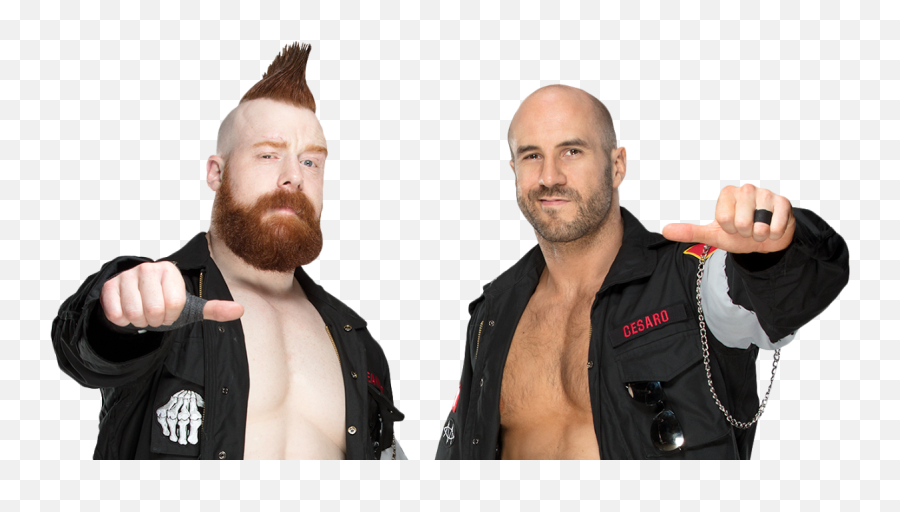 Download Wwe Sheamus And Cesaro Raw Tag Team Champions Png Emoji,Cesaro Png