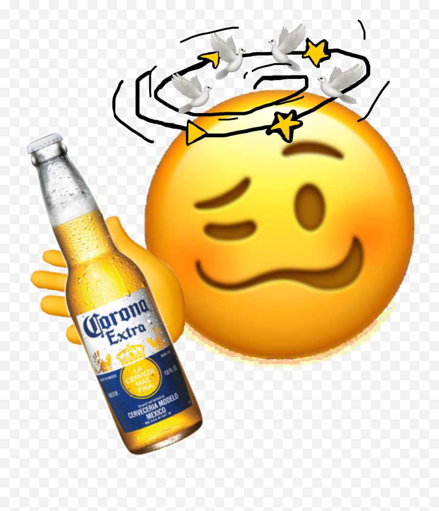 Coronabeer Emoji Lol Sticker By Caesin7kxrzxusj2w0sn,Beer Emoji Png