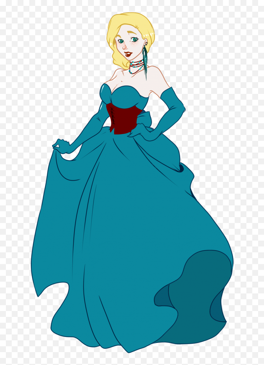 Download Disney Princess Style - Illustration Png Image With Emoji,Disney Silhouette Png