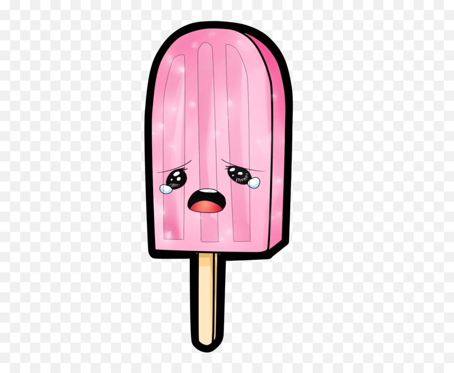 Download Kawaii Popsicle By Princess - Crying Popsicle Emoji,Popsicle Png