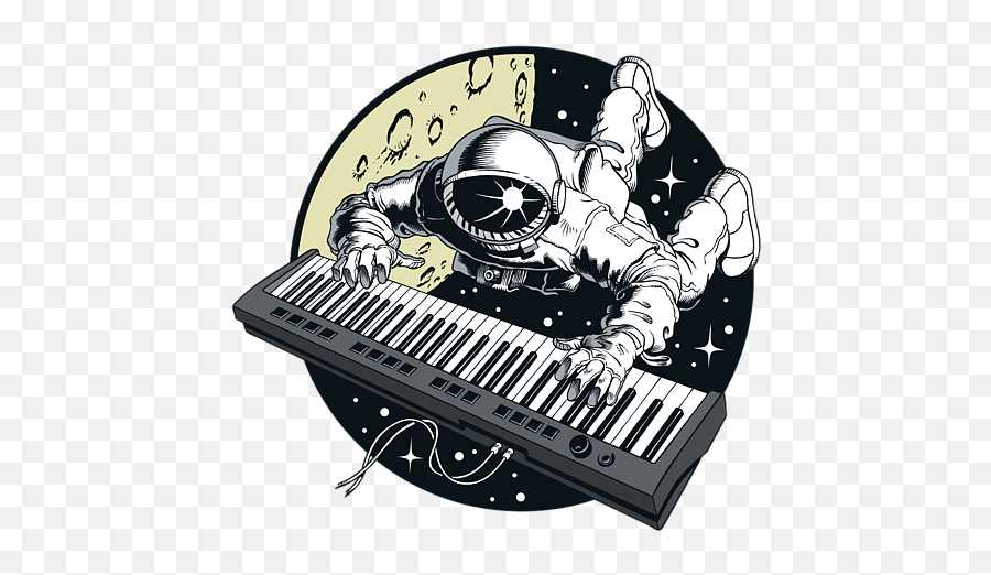 Astronaut Keyboard Space Musician Music Lover Fleece Blanket Emoji,Piano Transparent Background