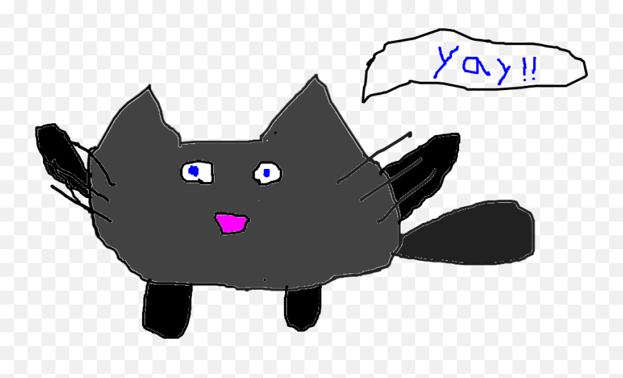 Download Hd Fat Cat - Cartoon Transparent Png Image Emoji,Fat Cat Png
