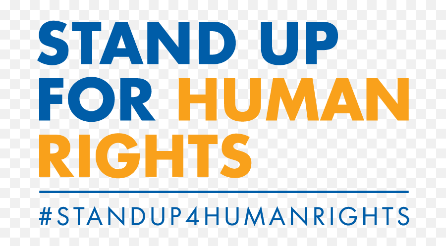 Standup4humanrightslogo - Enpng United Nations Stand Up 4 Human Rights Logo Emoji,Up Logo