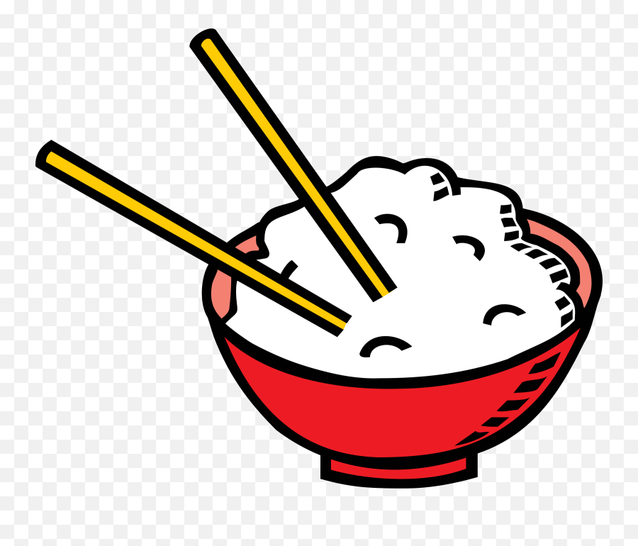 Clipart Of Rice Decline And Enzyme - Cartoon Rice Bowl Png Emoji,Rice Clipart