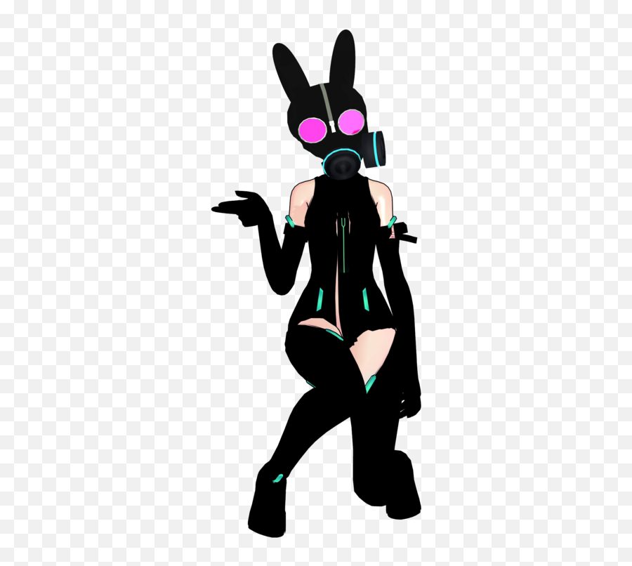 Bunny Gas Mask By Sleepdashie - Gas Mask 1095x730 Png Fictional Character Emoji,Gas Mask Png