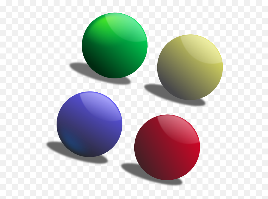 Colour Balls Clip Art At Clker - Small Balls Clipart Emoji,Balls Clipart