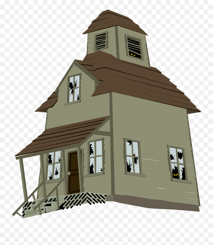 Haunted House Clipart Home - Halloween Scary House Png Scary House Clipart Emoji,Scary Clipart