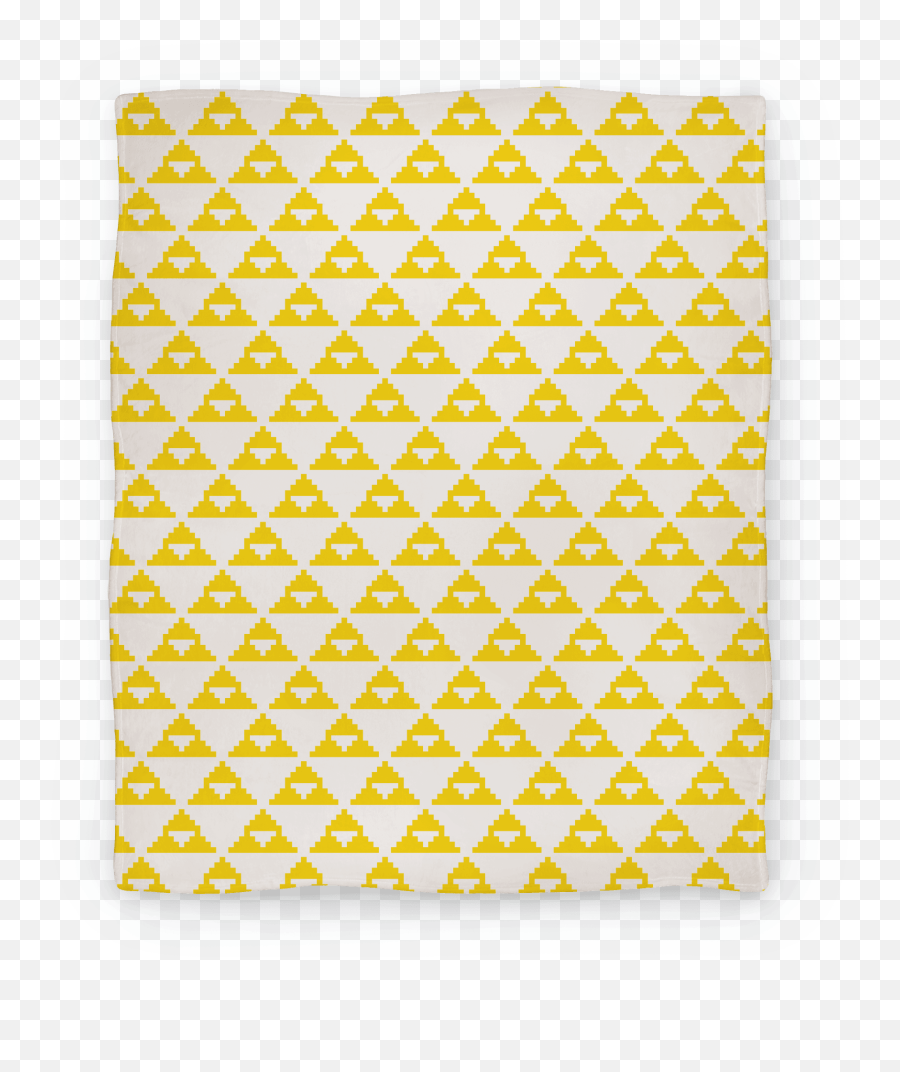 Pixel Triforce Blanket Blankets Lookhuman - Language Emoji,Triforce Transparent