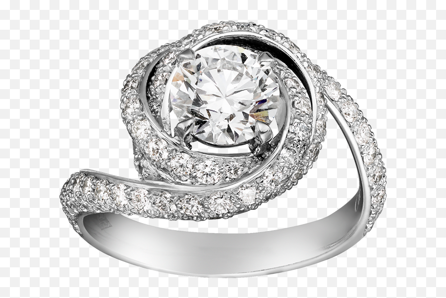 7 Unique Engagement Rings Youu0027ll Love - Houston Wedding Blog Cartier Trinity Ruban Ring Emoji,Diamond Ring Png