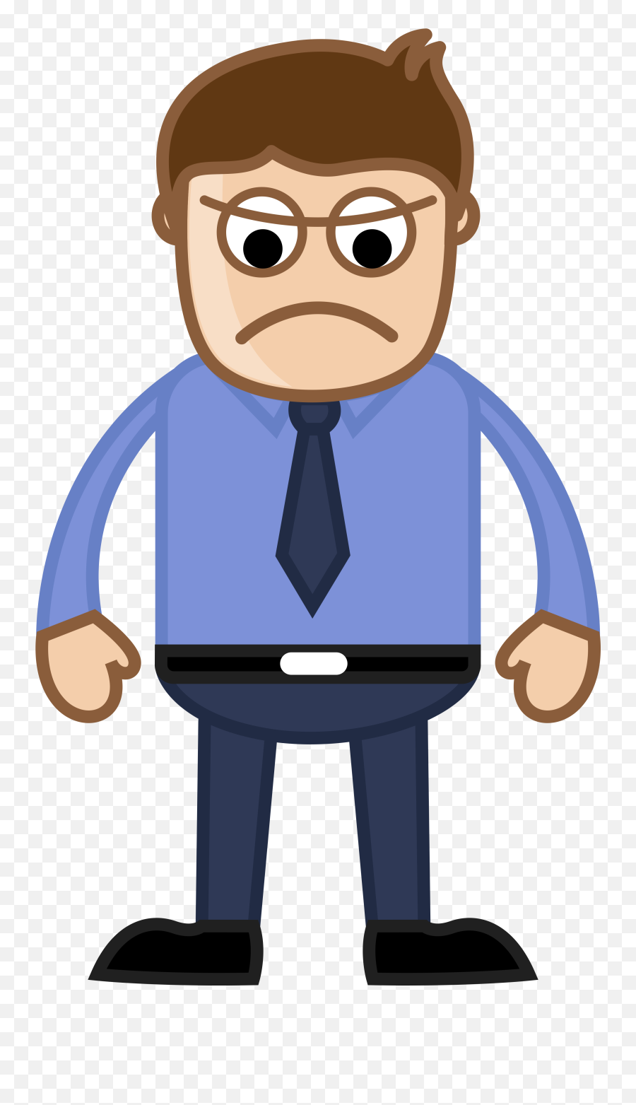 Funny Boss Cliparts Png Images - Crying Man Png Cartoon Emoji,Boss Clipart